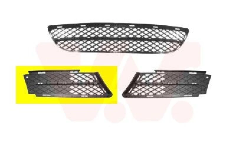 Image of VAN WEZEL Bumper grill VAN WEZEL 0657592