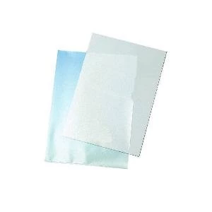 image of Q-Connect Cut Flush Folders A4 Clear Pack of 100 KF24002