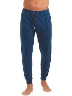 Image of Ted Baker French Terry Tailored Pieced Jogger, Blue, Size L, Men