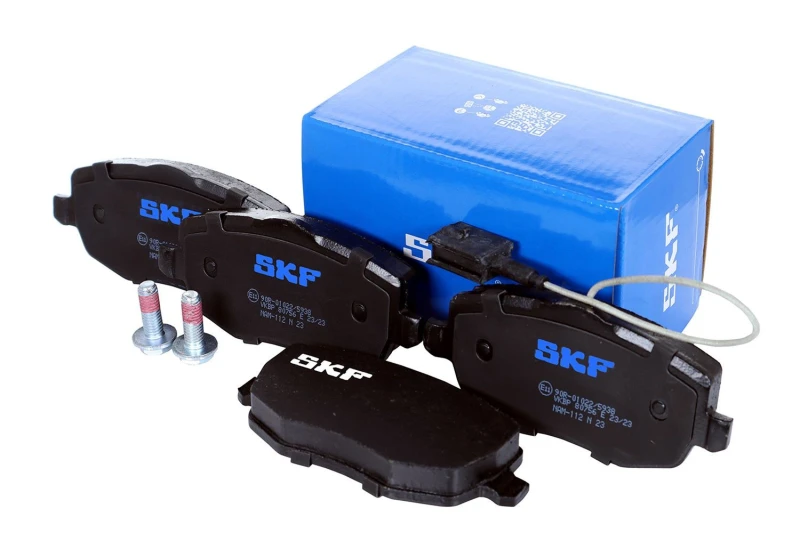 Image of SKF VKBP 80756 E Brake pad set incl. wear warning contact Brake Pad Set,disc brake (402)