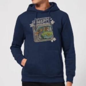 image of Scooby Doo Mystery Machine Psychedelic Hoodie - Navy - L