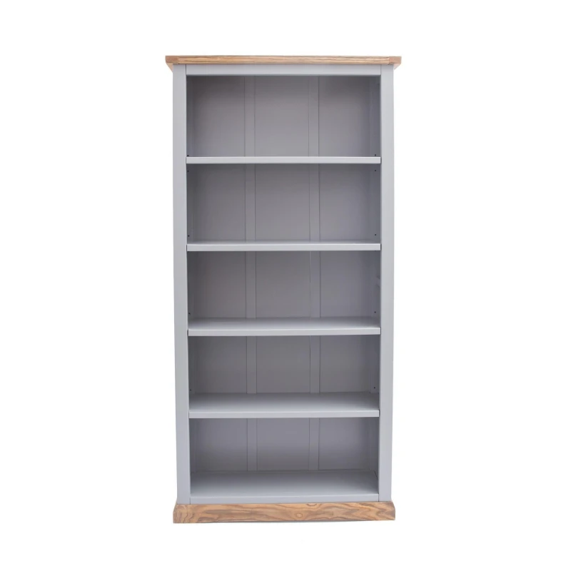 Image of Cabinet Bits Biccari Grey Bookcase 180X90X30Cm