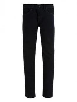 Image of Levis Boys 510 Skinny Fit Jeans - Black, Size Age: 8 Years