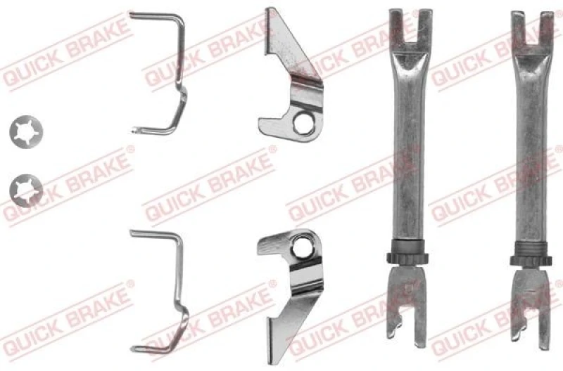 Image of QUICK BRAKE Brake shoe adjuster QUICK BRAKE 102 53 014