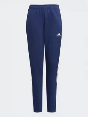Image of adidas Tiro 21 Sweat Tracksuit Bottoms, Navy, Size 5-6 Years