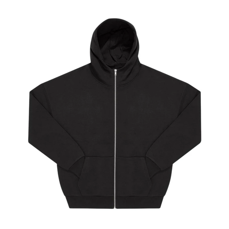 Image of B&C Mens Influence Full Zip Hoodie in Black Size: XS Black Male XS