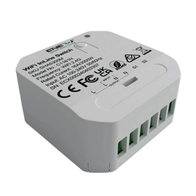 Image of Ener-J Smart WiFi+Ble 1Ch Light Switch Module (Max 1 X 150W). On/off Switch