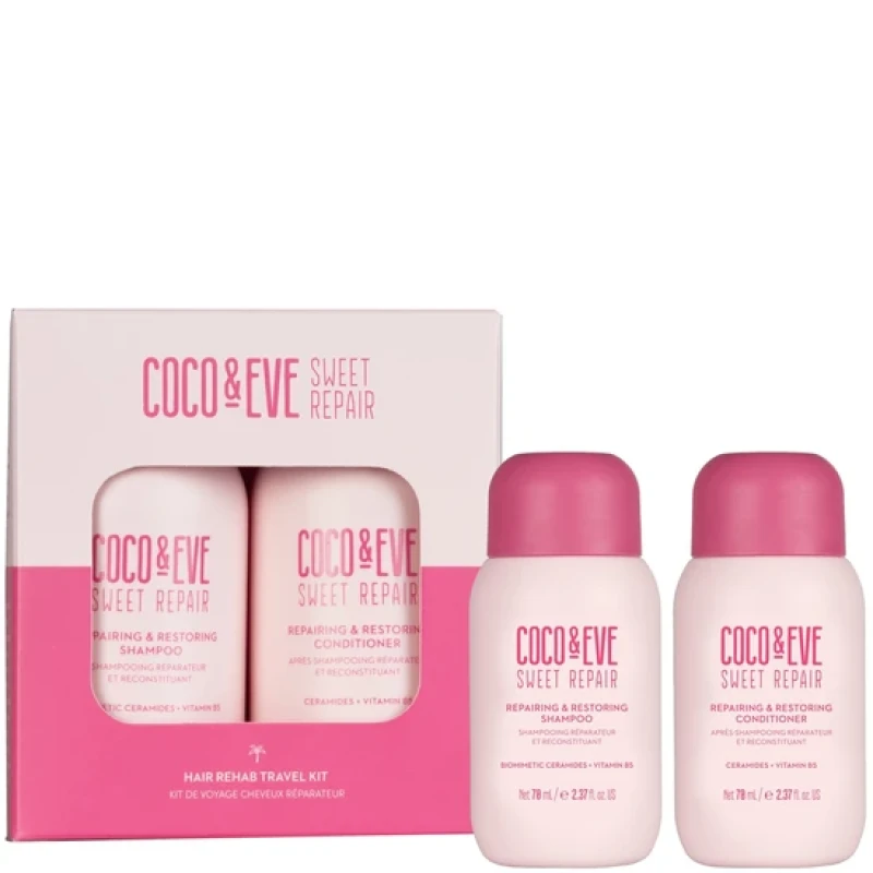 Image of Coco & Eve Sweet Repair Shampoo & Conditioner Travel Set
