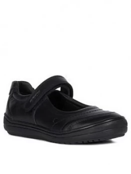 Image of Geox Girls Hadriel Strap School Shoe