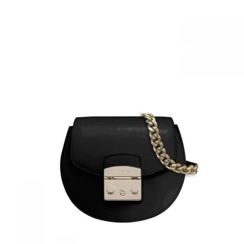 image of Furla Metropolis Mini Crossbody Round Bag - Nero