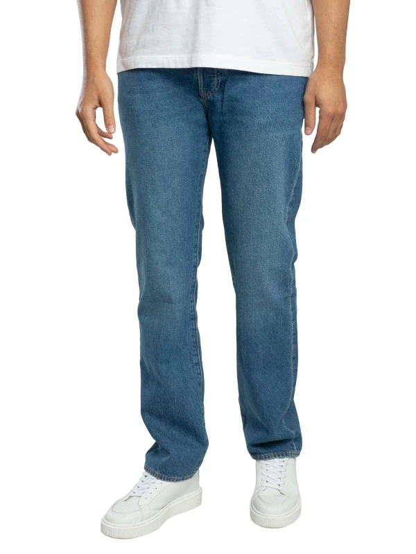 Image of Levis 501 Original Regular Jeans Window Pane 32W x 32L
