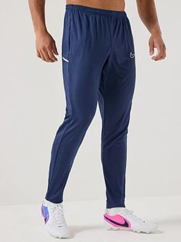 Image of Nike Academy Zippered Tracksuit Bottoms Mens - Blue Male XL