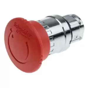Image of ZB4BS864, PB Emergency Stop 60MM Trigact Turn Rel Red