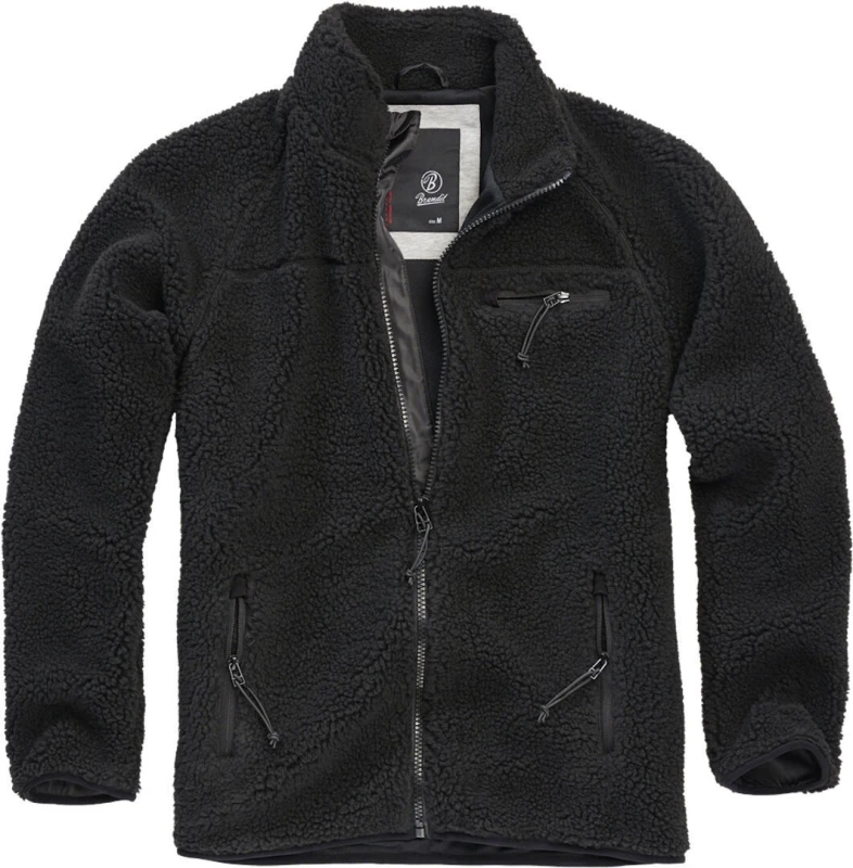 Image of Brandit Teddy Fleece Jacket Between-seasons Jacket Black 3XL Men