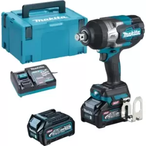 image of Makita TW001G 40v Max XGT Cordless Brushless 3/4" Drive Impact Wrench 2 x 2.5ah Li-ion Charger Case