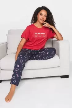 image of 'Tis the Season' Christmas Candy Print Pyjama Set