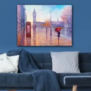 Image of 1051541840_70100 Multicolor Decorative Canvas Painting