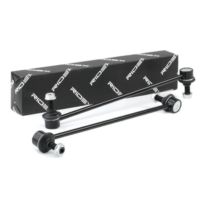 Image of RIDEX 2067R0049 Anti-roll Bar Stabiliser Kit Front Axle Right Steel Anti-roll Bar Stabiliser Kit (2067)