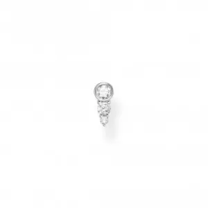 image of Silver Zirconia Single Ear Stud H2143-051-14