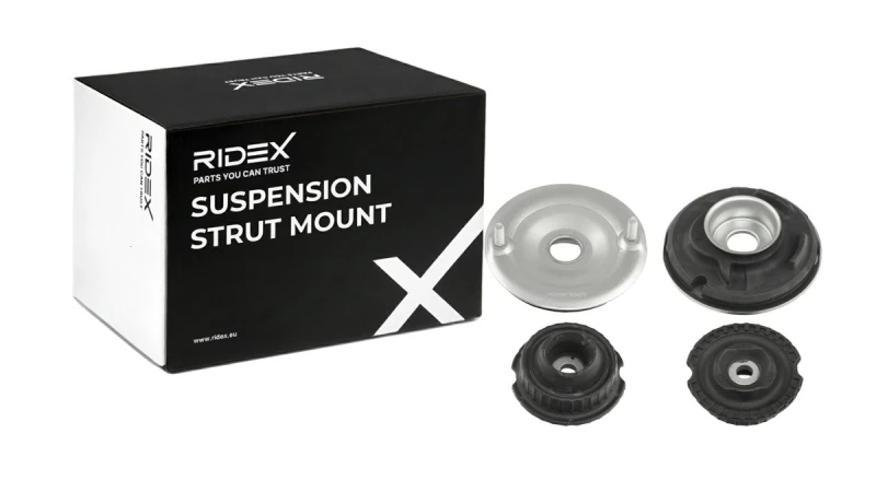 Image of RIDEX 1180S1002 Top strut mount Front Axle Suspension Strut Support Bearing (1180)
