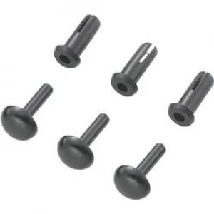 Image of Expanding rivet Hole 3mm Black KSS SRR 380K