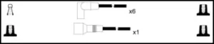 Image of Intermotor Ignition Lead Set 76349