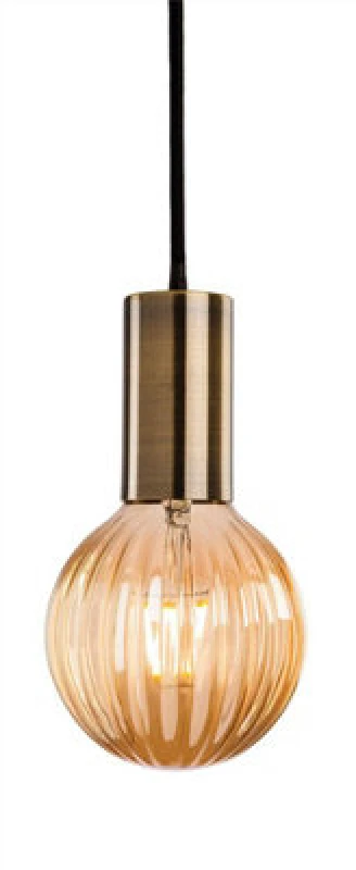Image of Firstlight Hudson Modern Style Pendant Light Warm White Antique Brass