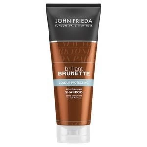 image of John Frieda Brilliant Brunette Moisturising Shampoo 250ml