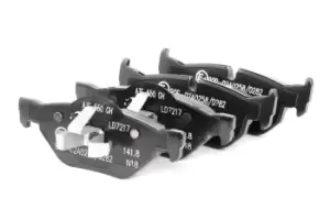 Image of ATE Brake pad set 13.0470-7217.2 Brake pads,Brake pad set, disc brake BMW,3 Touring (E91),3 Limousine (E90),1 Schragheck (E87),3 Coupe (E92)