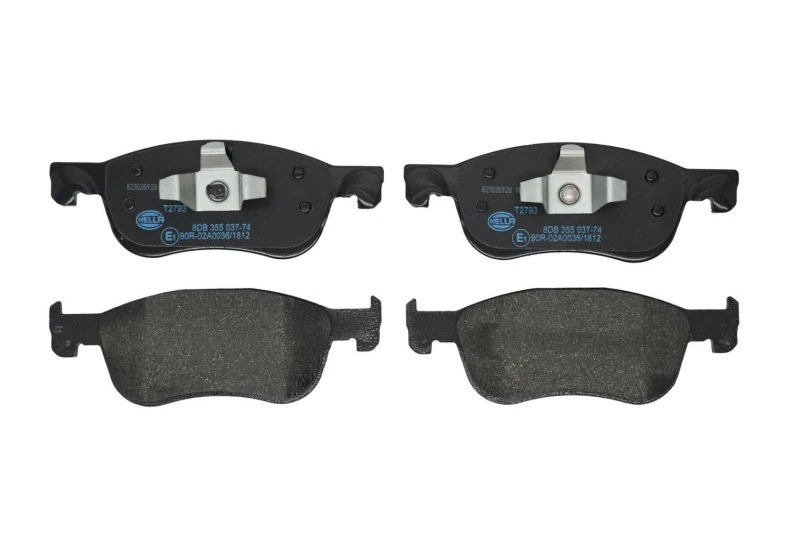 Image of HELLA Brake pad set HELLA 8DB 355 037-741