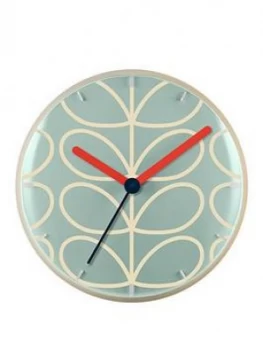 image of Orla Kiely House Linear Stem Wall Clock