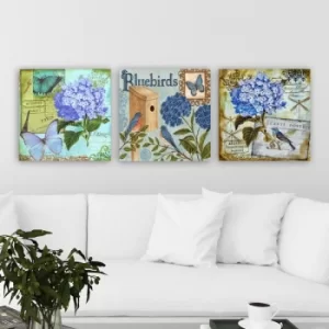 Image of pmdr41 Multicolor Decorative Canvas Painting (3 Pieces)