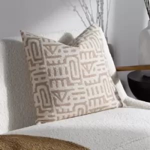 Image of Samos Cushion Nougat/Toffee, Nougat/Toffee / 60 x 60cm / Polyester Filled