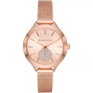 image of Ladies Michael Kors Stainless Steel Ladiesmetals Slim Runway