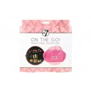 Image of W7 Cosmetics On The Go Drawstring Makeup Bag Pink
