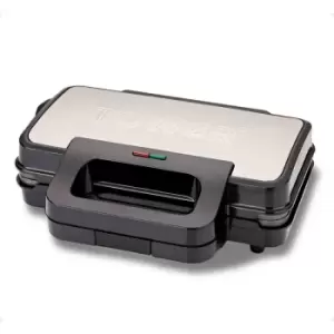 Image of Tower T27034 Deep Filled Waffle Maker - Black and Silver
