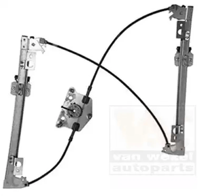Image of VAN WEZEL 3019262 Window regulator Right Front, Operating Mode: Electric, without electric motor, without bolted-on plate Window Winder (1561)