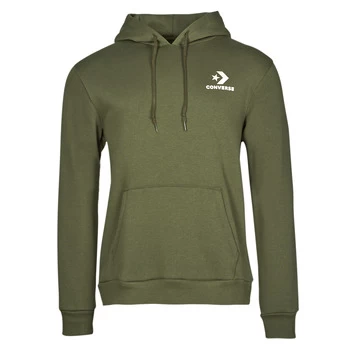 Image of Converse CAMO FILL PULLOVER HOODIE mens Sweatshirt in Kaki - Sizes S,M,L,XL