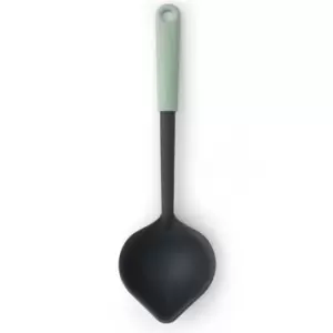 image of Brabantia Tasty+ Soup Ladle Plus Scraper, Jade Green