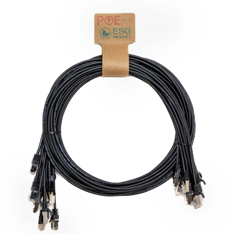 Image of Cablenet 0.5m Cat6 RJ45 Black U/UTP LSOH 30AWG Slim Snagless Booted Pa