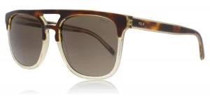 image of Polo Ralph Lauren PH4125 Sunglasses Light Havana / Pinot Grigio 563773 54mm