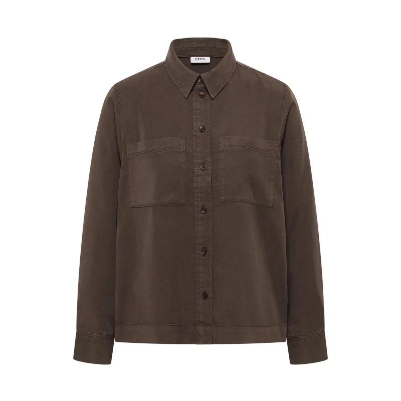 Image of cecil Long sleeve blouse For Her Cecil Marron Female L