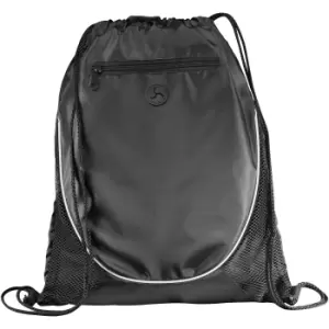 Image of Bullet The Peek Drawstring Cinch Backpack (35.5 x 43.1cm) (Solid Black)