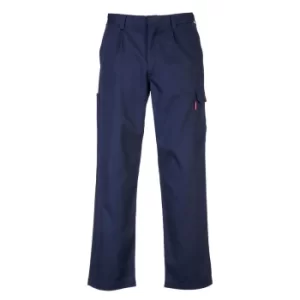 Image of Portwest BZ31 Bizweld Cargo Pants Navy Blue 3XL 31"