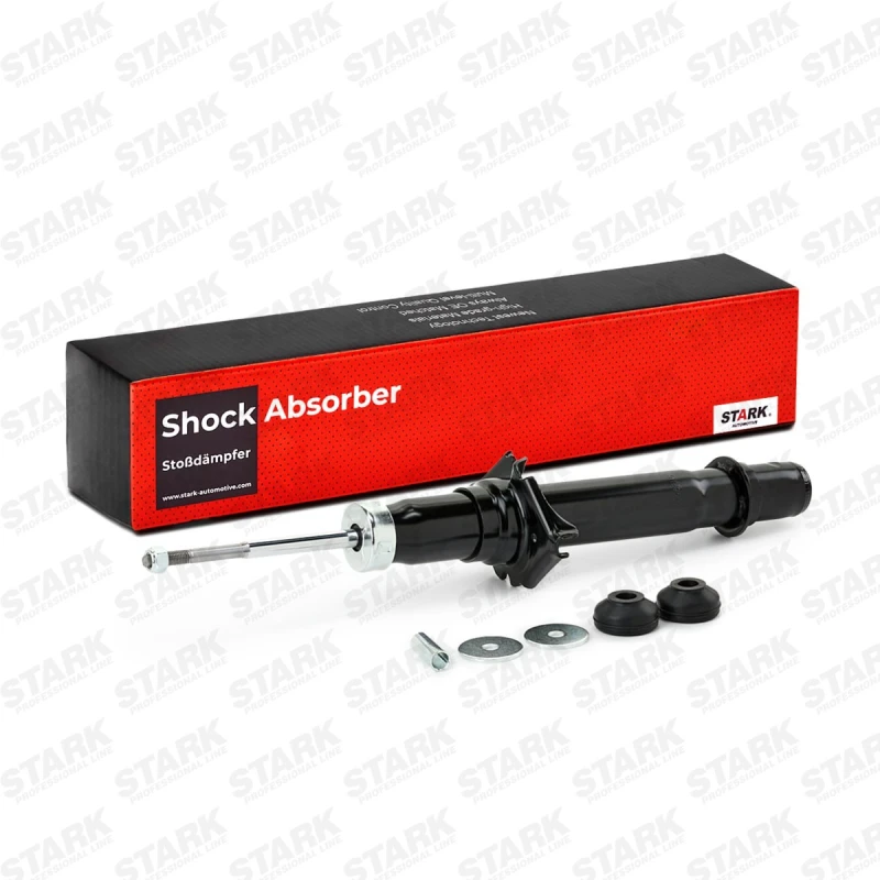 Image of STARK SKSA-0132549 Shock absorber Front Axle Right, Gas Pressure, Suspension Strut, Bottom Clamp Shock Absorber (854)