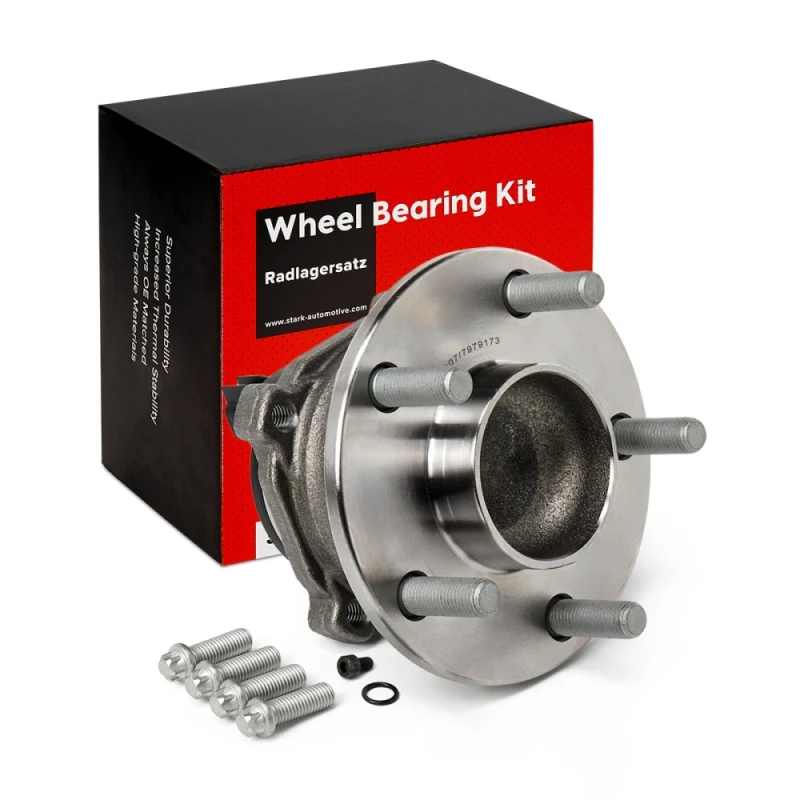Image of STARK SKWB-0180561 Wheel bearing kit Rear Axle both sides, with bolts/screws Wheel Bearing Kit (654)