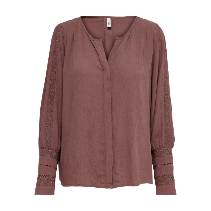 Image of Only Womens blouse Only onlalma lace Rose Female XS