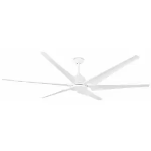 Image of Faro Cies White 6 Blade Ceiling Fan With DC Motor Smart