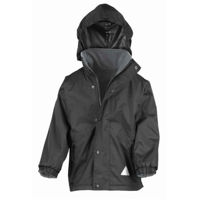 Image of Result StormDri 4000 Reversible Jacket in Black Size: 2-3 Years Black Unisex 2-3 Years