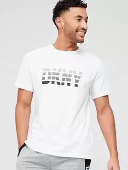 Image of DKNY Fisher Cats Lounge T-Shirt - White, Size S, Men
